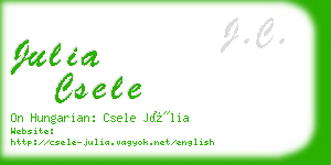 julia csele business card